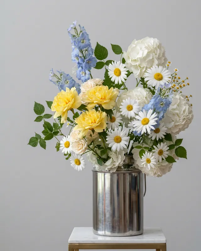 A bouquet designed and rendered in Bouquet Builder