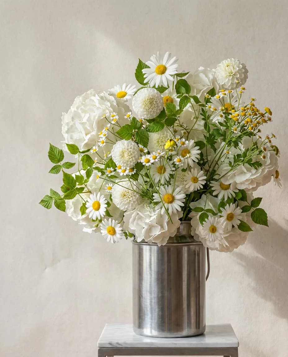 The same bouquet as a photorealistic photo generated by Bouquet Builder