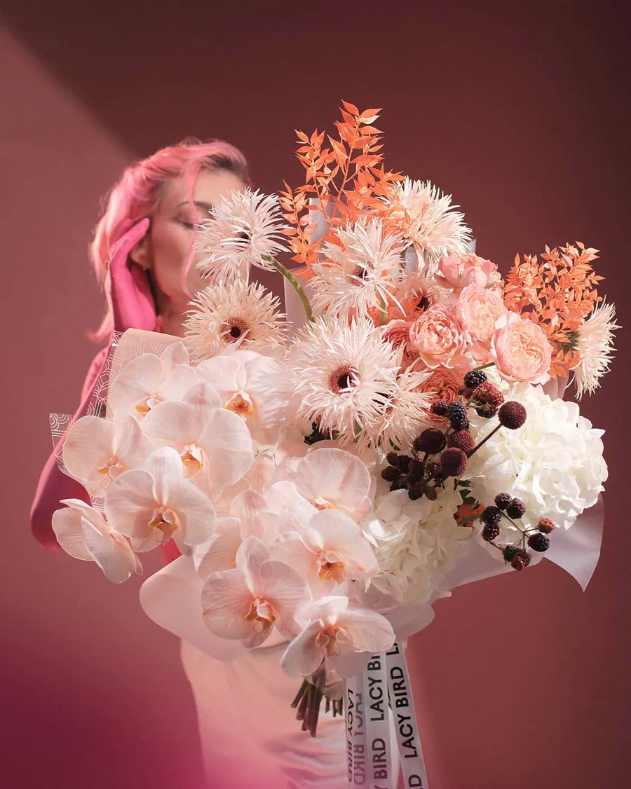 Lacy Bird® arrangement