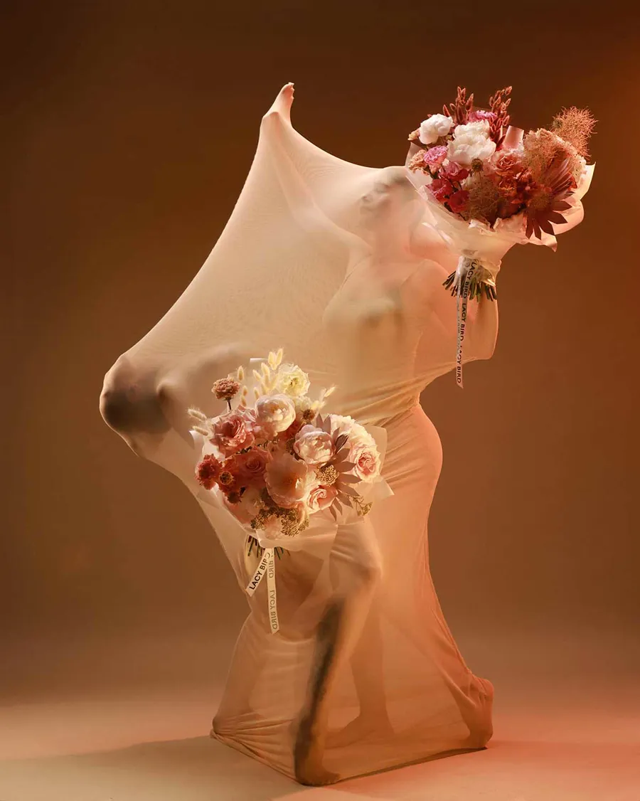 Lacy Bird® arrangement